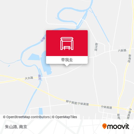 朱山路地图