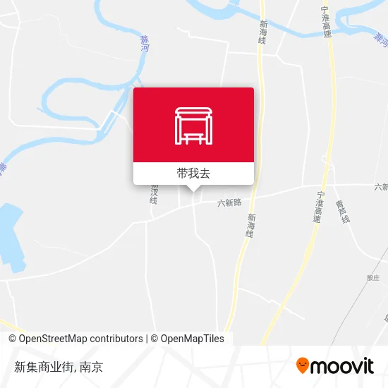 新集商业街地图