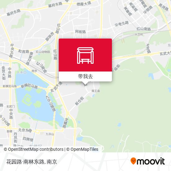 花园路·南林东路地图