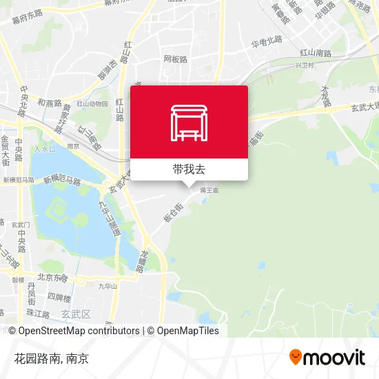 花园路南地图