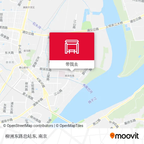 柳洲东路总站东地图