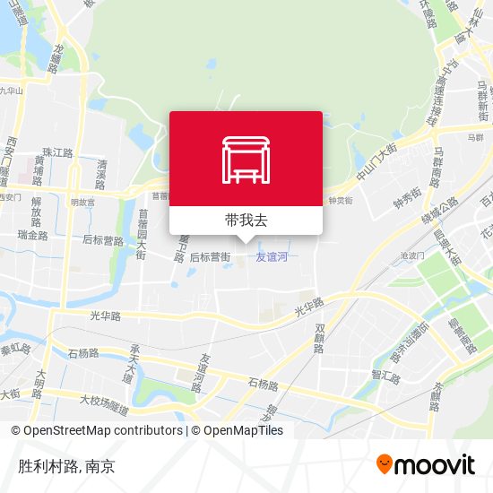 胜利村路地图