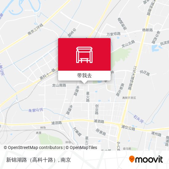 新锦湖路（高科十路）地图