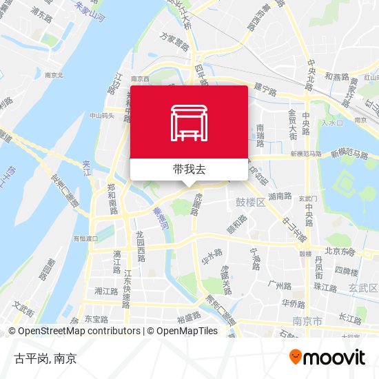 古平岗地图