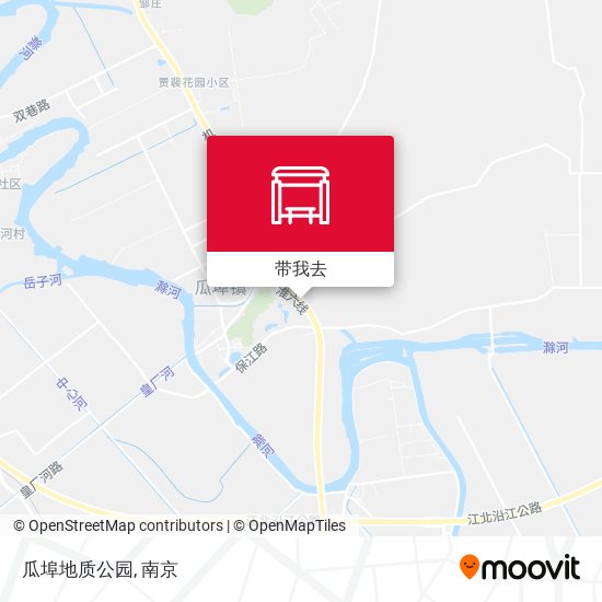 瓜埠地质公园地图