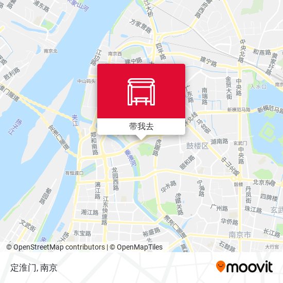 定淮门地图