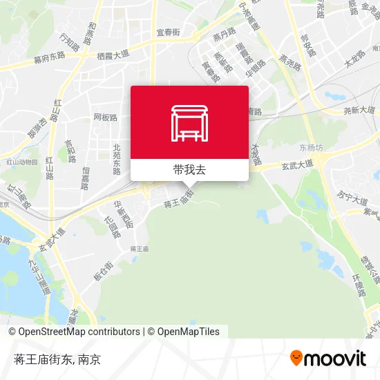 蒋王庙街东地图