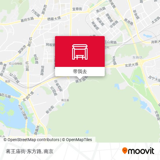 蒋王庙街·东方路地图