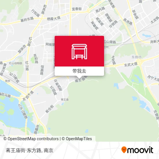 蒋王庙街·东方路地图