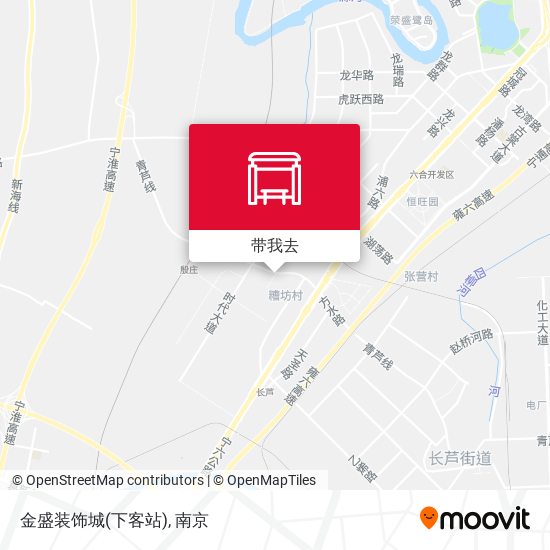 金盛装饰城(下客站)地图