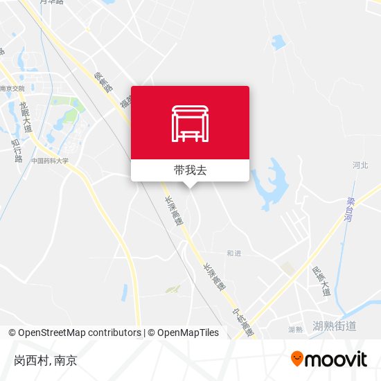 岗西村地图