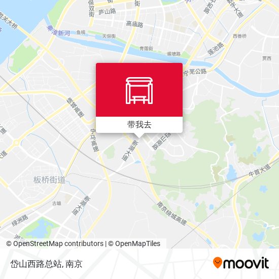 岱山西路总站地图