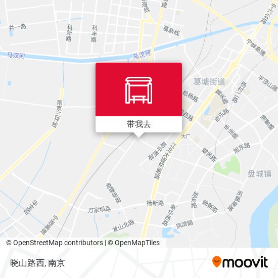 晓山路西地图