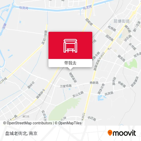 盘城老街北地图