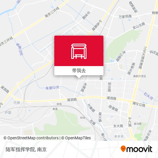 陆军指挥学院地图
