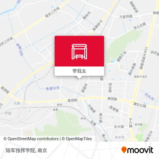 陆军指挥学院地图