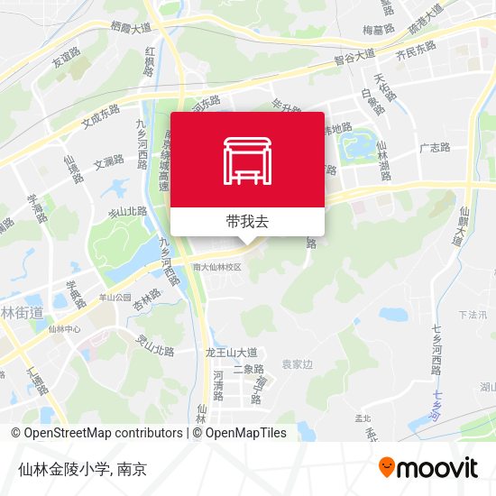 仙林金陵小学地图