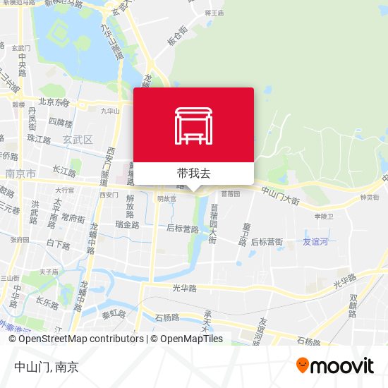 中山门地图