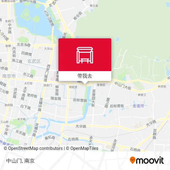 中山门地图
