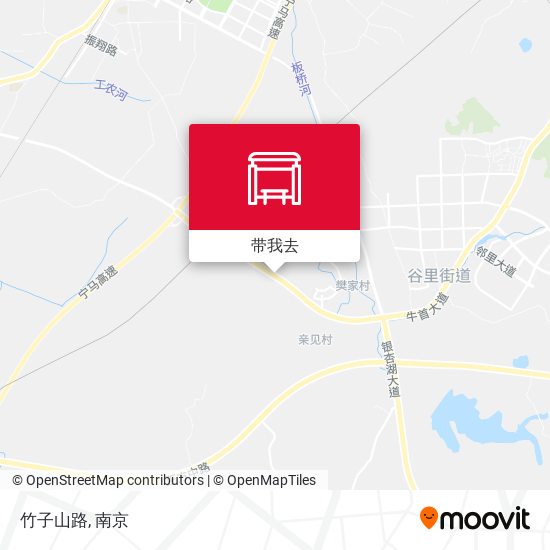 竹子山路地图