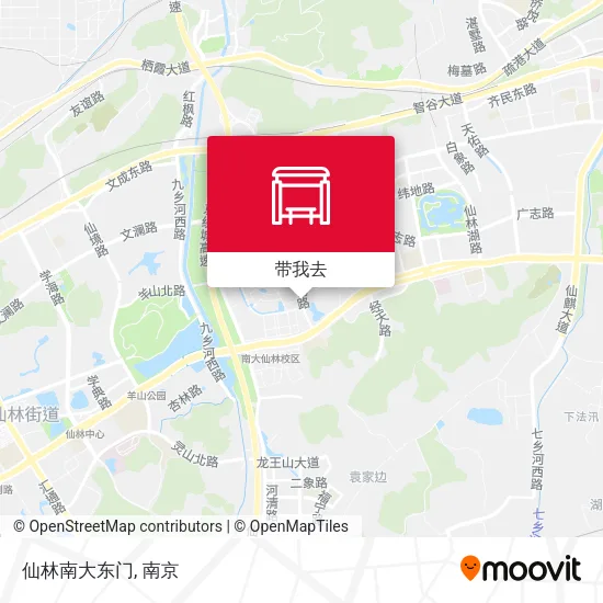 仙林南大东门地图