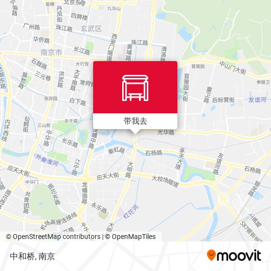 中和桥地图