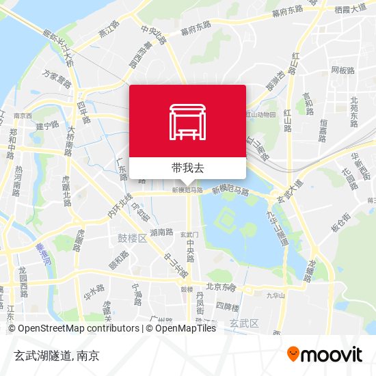 玄武湖隧道地图
