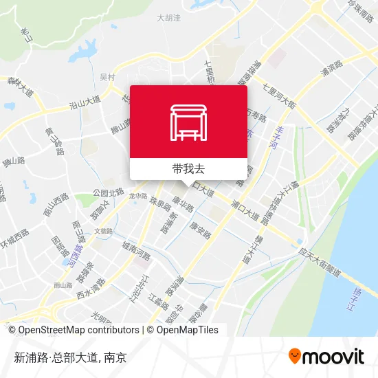 新浦路·总部大道地图