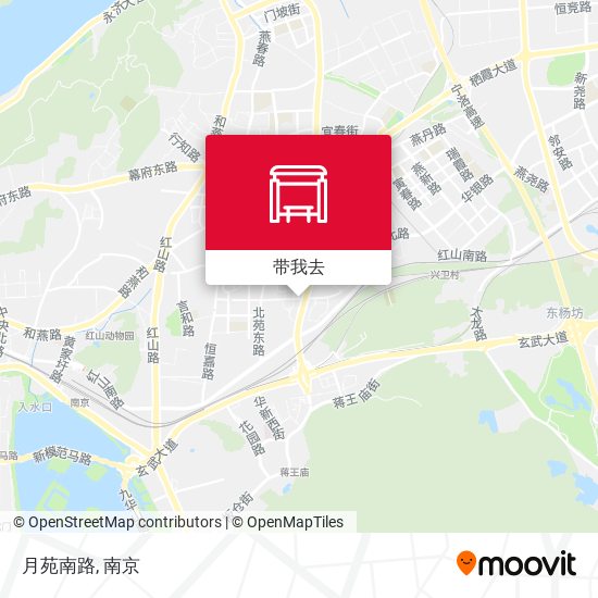 月苑南路地图