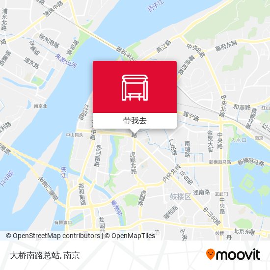 大桥南路总站地图