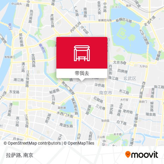 拉萨路地图