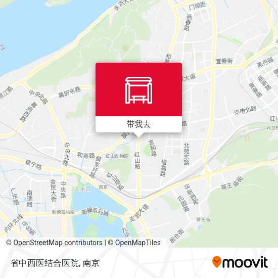 省中西医结合医院地图