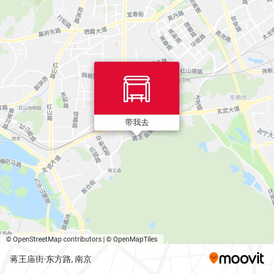 蒋王庙街·东方路地图