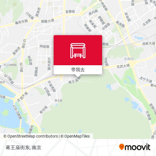 蒋王庙街东地图