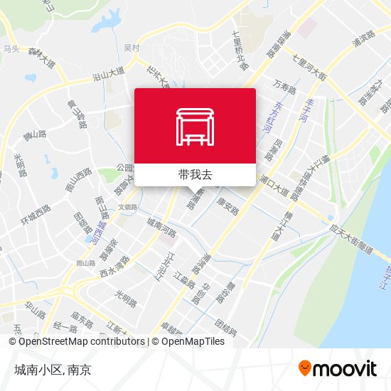 城南小区地图