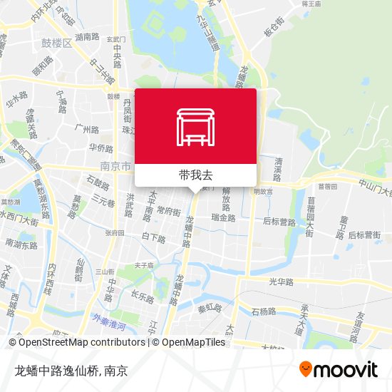 龙蟠中路逸仙桥地图