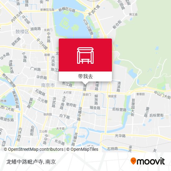 龙蟠中路毗卢寺地图