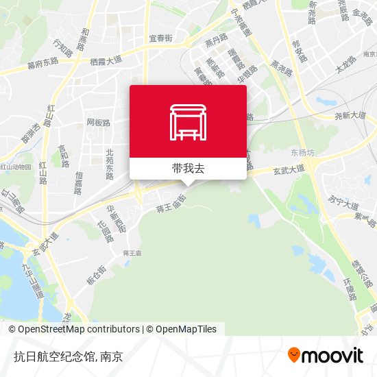 抗日航空纪念馆地图