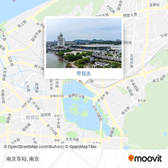 南京车站地图