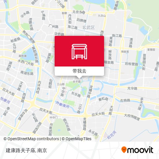 建康路夫子庙地图