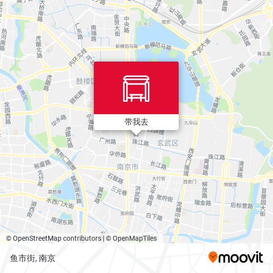 鱼市街地图