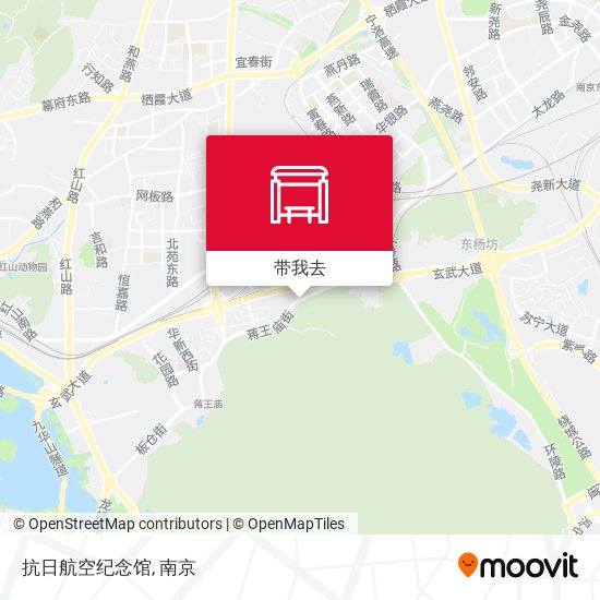 抗日航空纪念馆地图