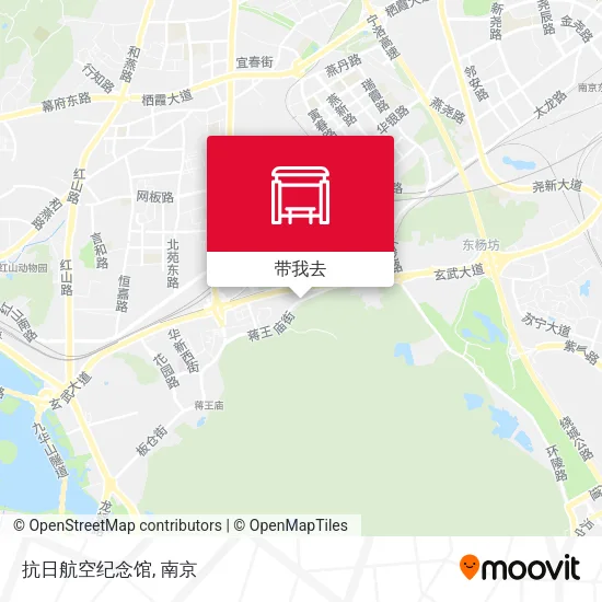 抗日航空纪念馆地图