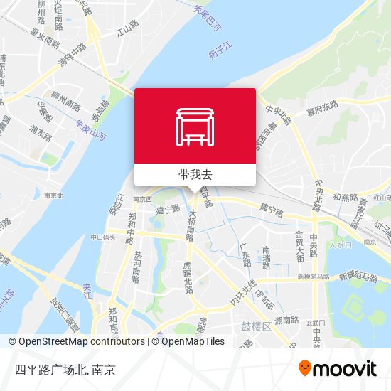 四平路广场北地图