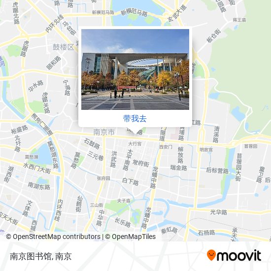 南京图书馆地图