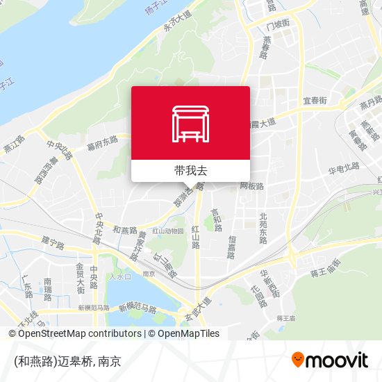 (和燕路)迈皋桥地图