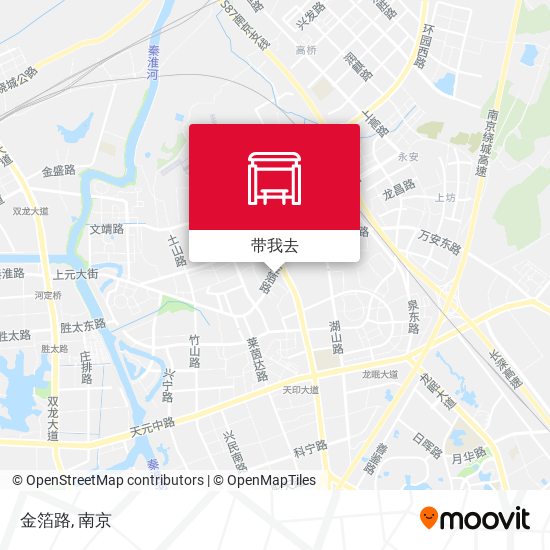 金箔路地图