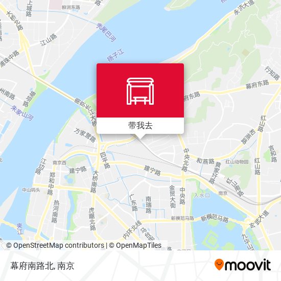 幕府南路北地图