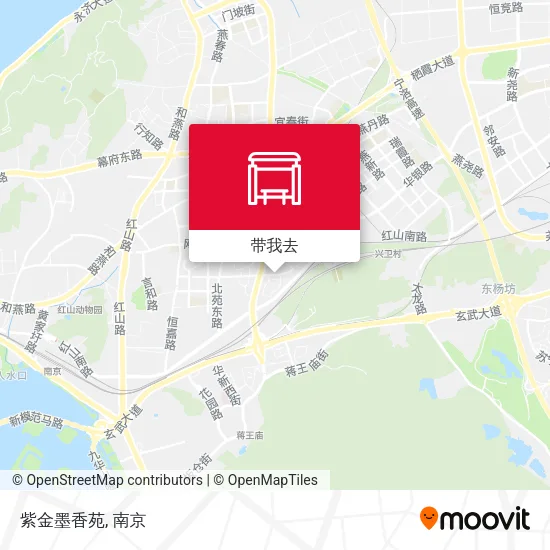 紫金墨香苑地图