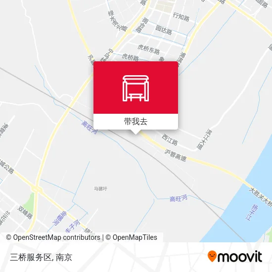 三桥服务区地图